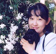 With jasmine flowers and puppy breath